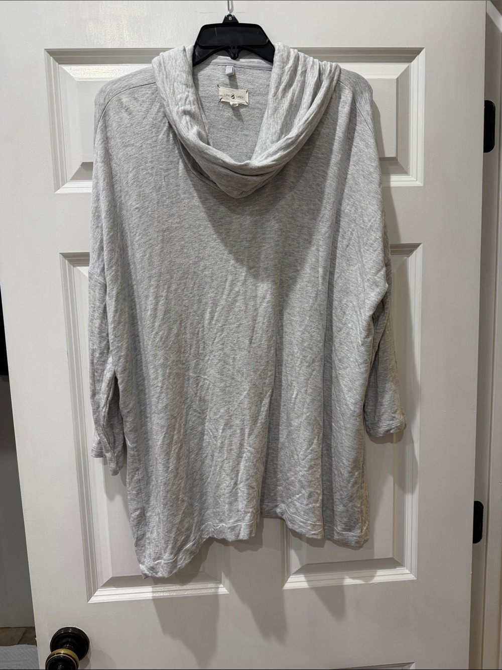 Lou & Grey Light Gray Hooded Tunic